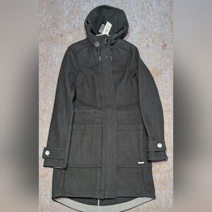 NWT L.L. Bean Women's West End Wool Coat Jacket, Size XXS $199